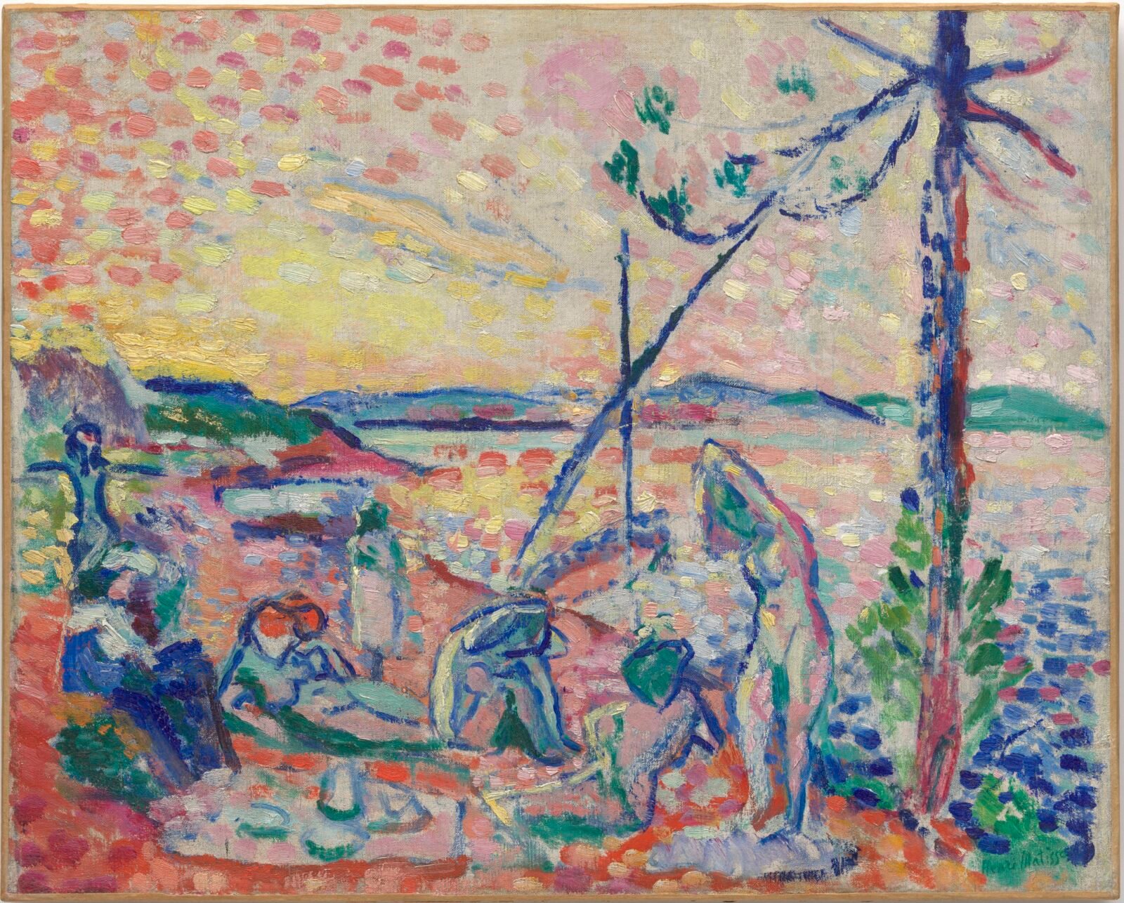 Henri Matisse, Study for “Luxe, calme et volupté,” 1904, oil on canvas, Museum of Modern Art, New York, Mrs. John Hay Whitney Bequest. © 2023 Succession H. Matisse / Artists Rights Society (ARS), New York