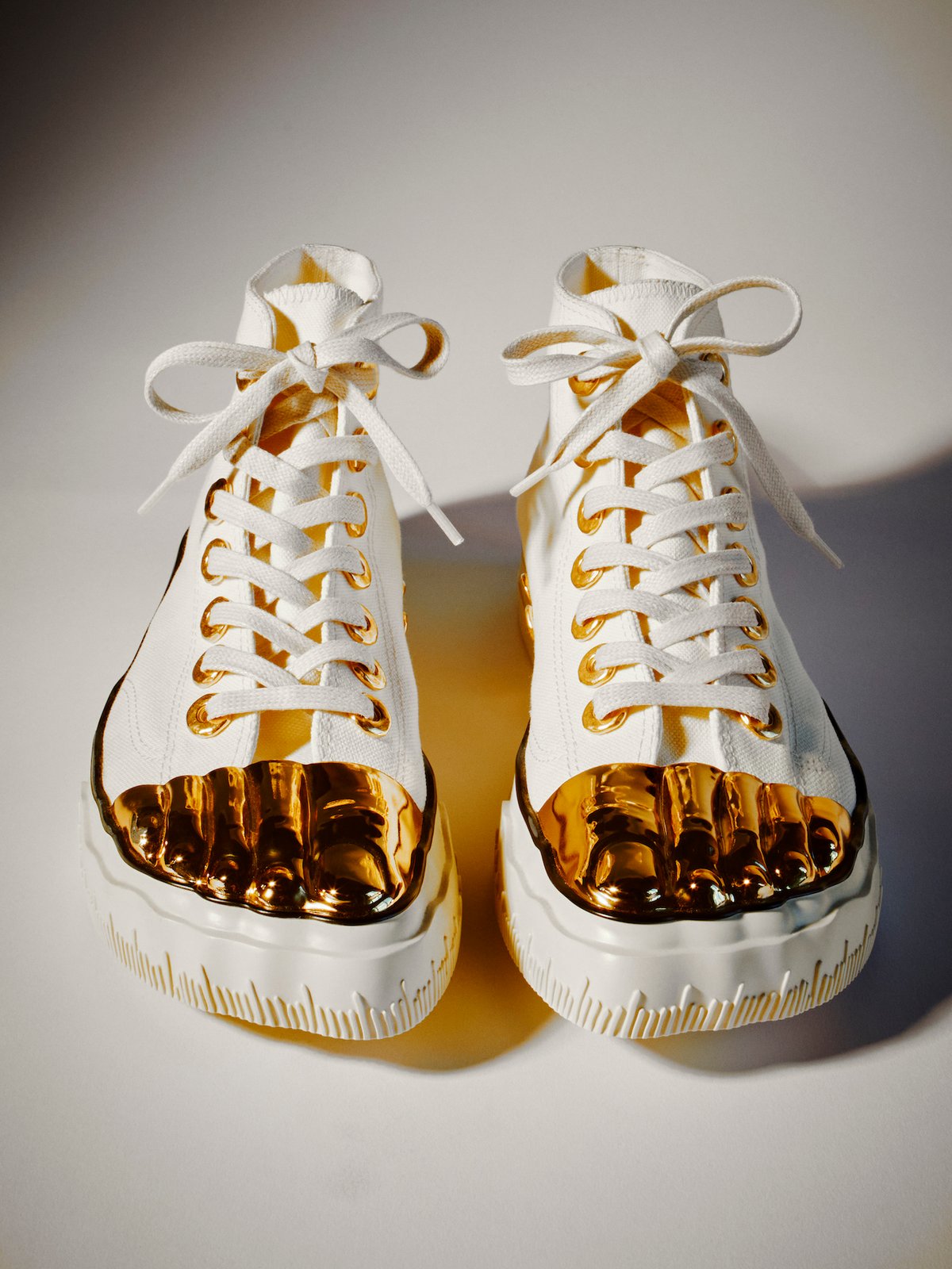 Get an Exclusive Peek at Schiaparelli’s Couture Sneaker, Where High Fashion Meets Street Style