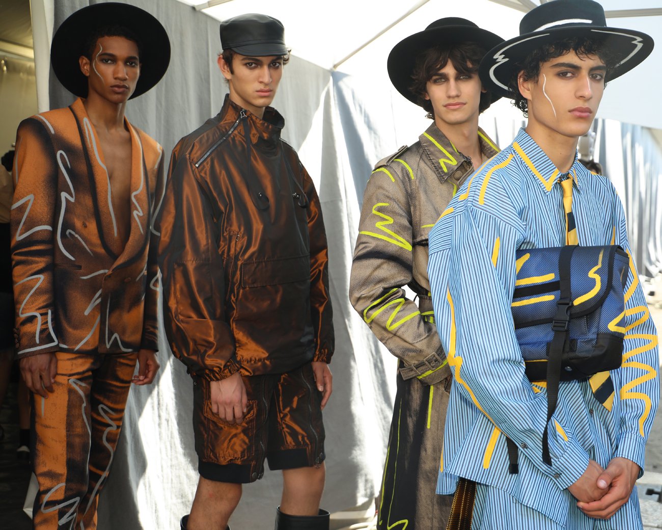 moschino mens ss23 backstage