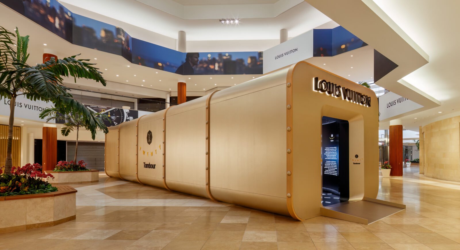 Louis Vuitton Tambour Watch at South Coast Plaza