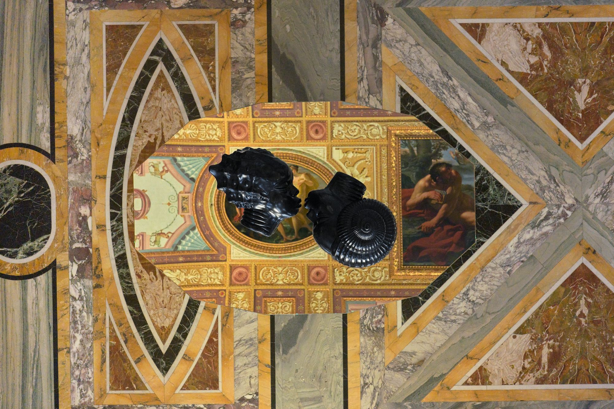 Older Sisters by Wangechi Mutu at Galleria Borghese