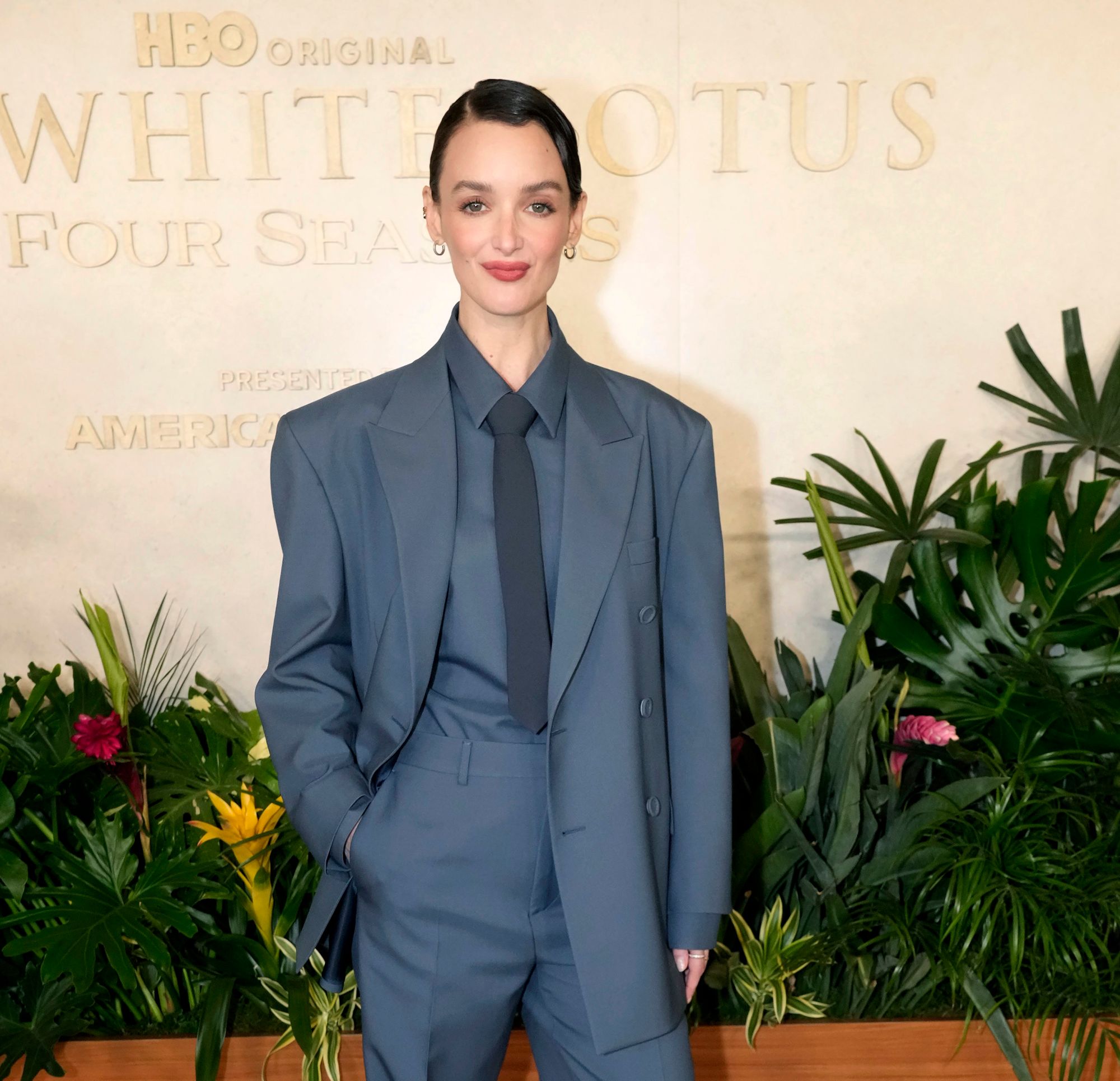 'The White Lotus' Season 3 Finale Event: Charlotte Le Bon and Sam Nivola Arrive in Gucci