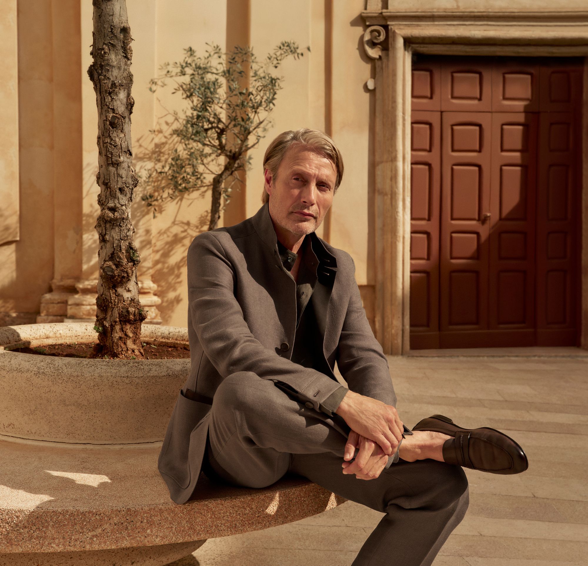 Mads Mikkelsen Leads ZEGNA Summer 2025 'Oasi Lino' Campaign