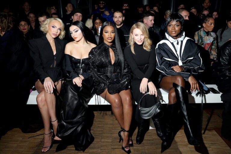 (L-R) Christine Quinn, Charlie XCX, JT, Kylie Minogue and The Symone