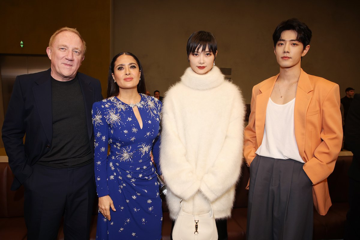 Francois Pinault, Salma Hayek, Chris Lee and Xiao Zhan