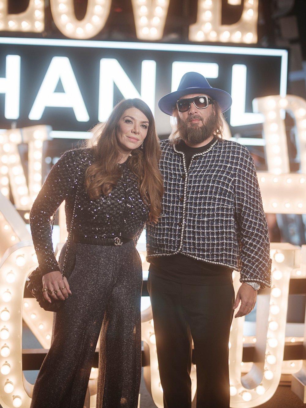 Amandine de la Richardiere and Sebastien Tellier
