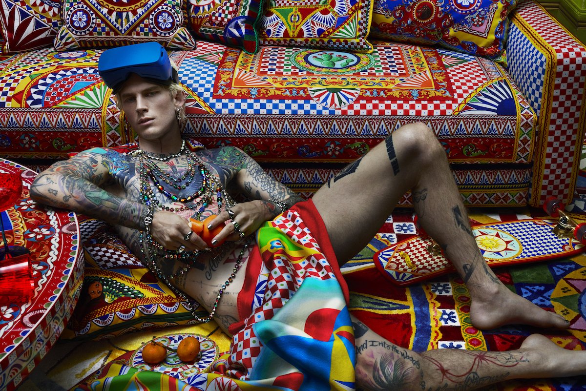 machine gun kelly dolce gabbana