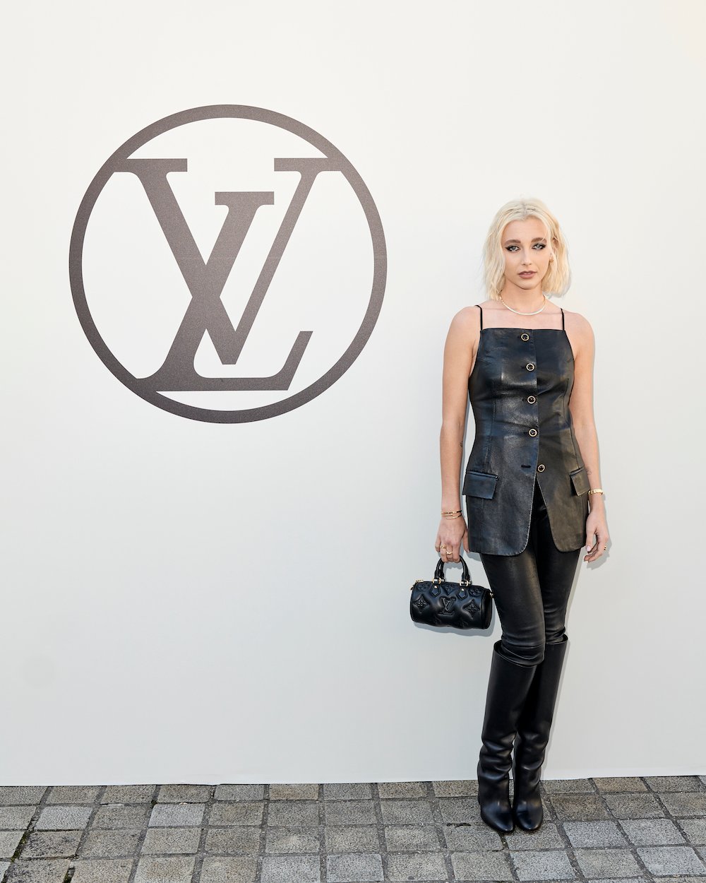 Emma Chamberlain attends Louis Vuitton Spring Summer 2023
