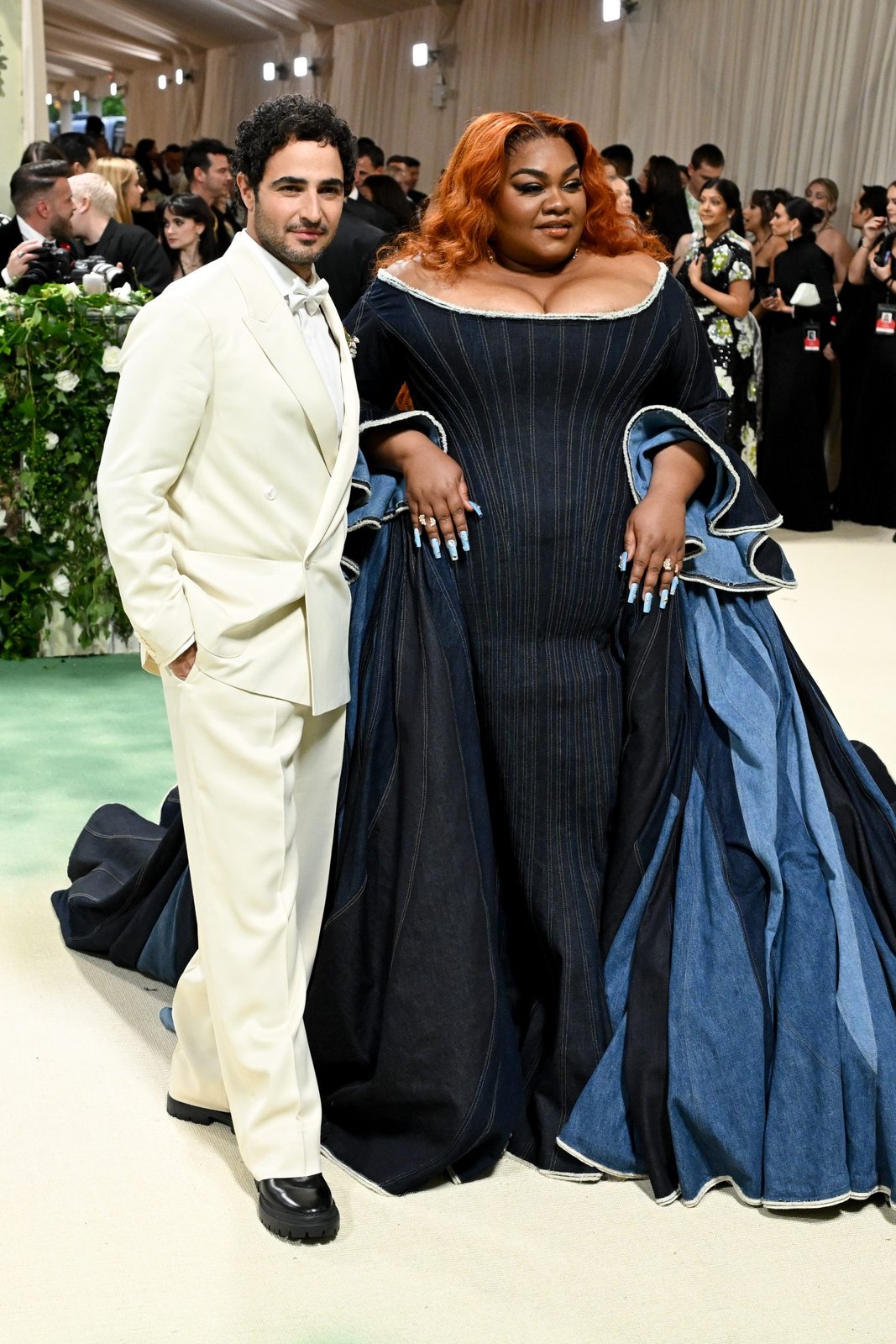 Zac Posen and Da'Vine Joy Randolph at the 2024 Met Gala: "Sleeping Beauties: Reawakening Fashion" held at The Metropolitan Museum of Art on May 6, 2024 in New York City. (Photo by Gilbert Flores/Variety via Getty Images)