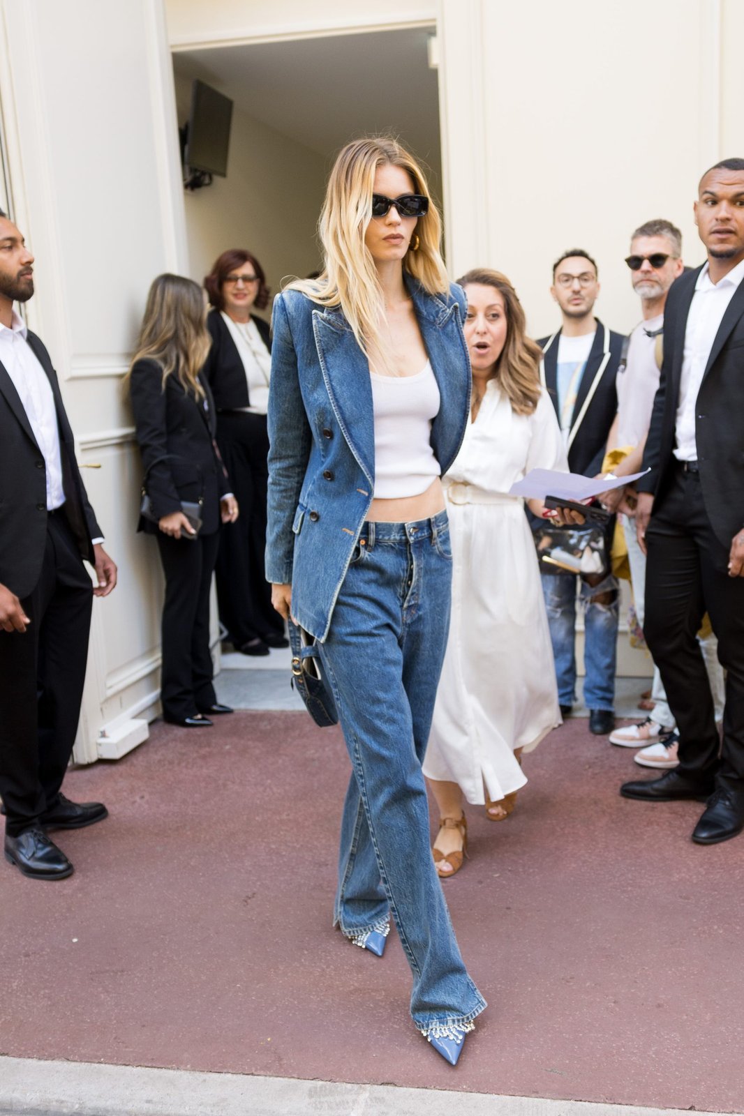Abbey Lee is seen at The Carlton Hotel during the 77th Cannes Film Festival on May 19, 2024 in Cannes, France. (Photo by Jacopo Raule/GC Images)