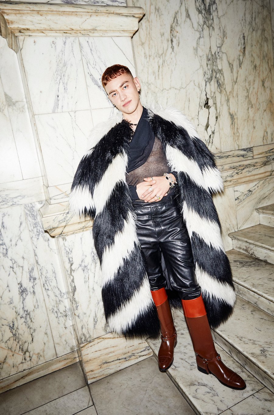 Celebrities in Gucci at: ‘Fashioning Masculinities, The Art of Menswear’