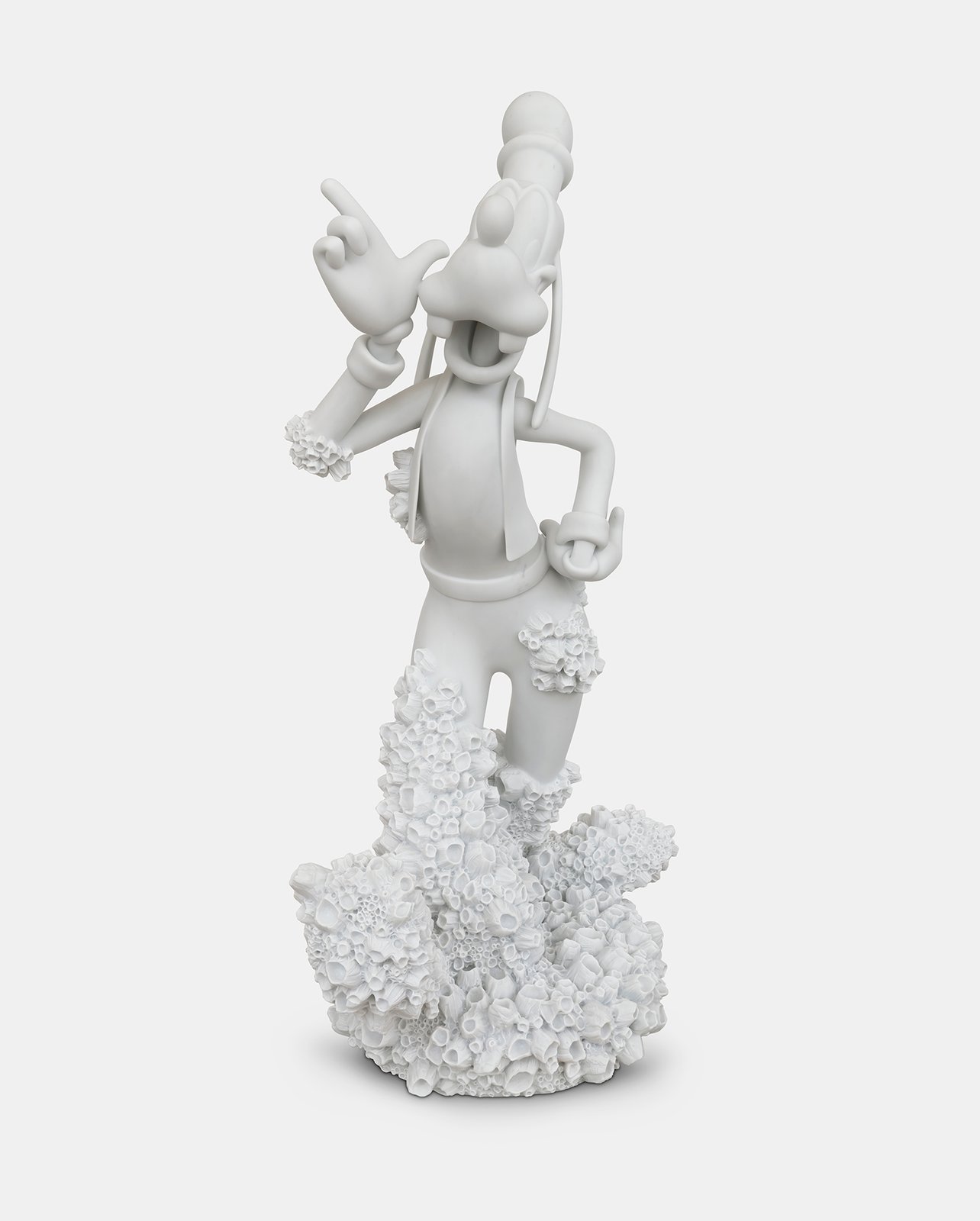 Damien Hirst Goofy, 2017 Carrara marble 49 5/8 x 19 3/4 x 24 3/4 in 126 x 50 x 63 cm Edition of 3 + 2 AP