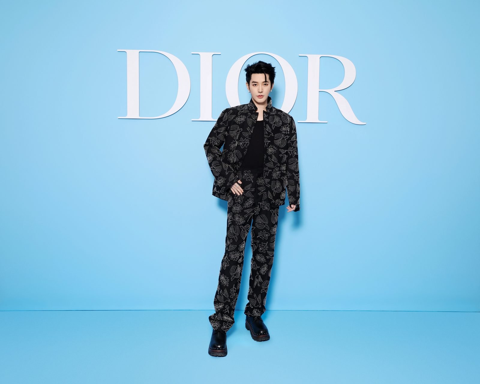 Deng Wei attends the DIOR Women’s Spring-Summer 2025 show during Paris Fashion Week.