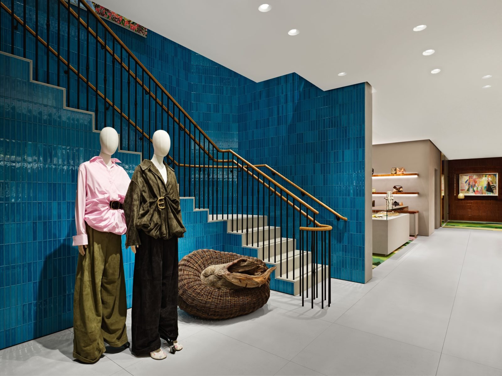 An exquisite glimpse into the new Chicago CASA LOEWE store.