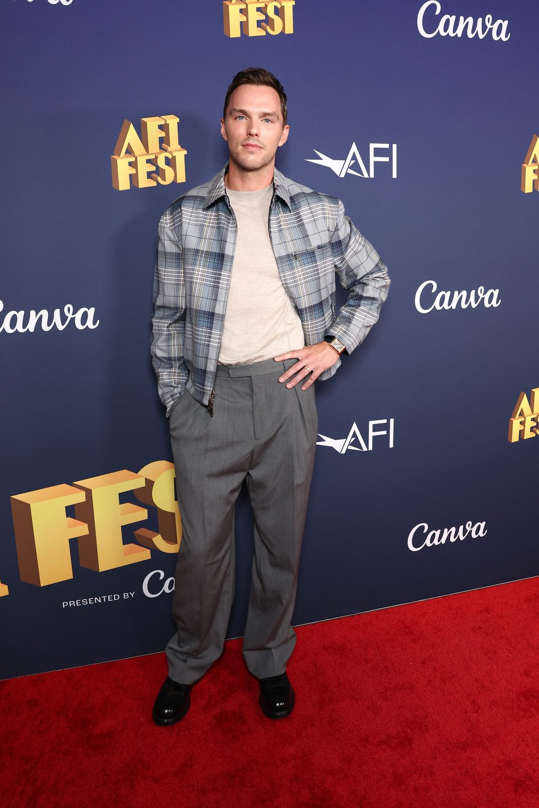 Nicholas Hoult appears on the red carpet ahead of the AFI Fest screening of “The Order” (Image: Getty)