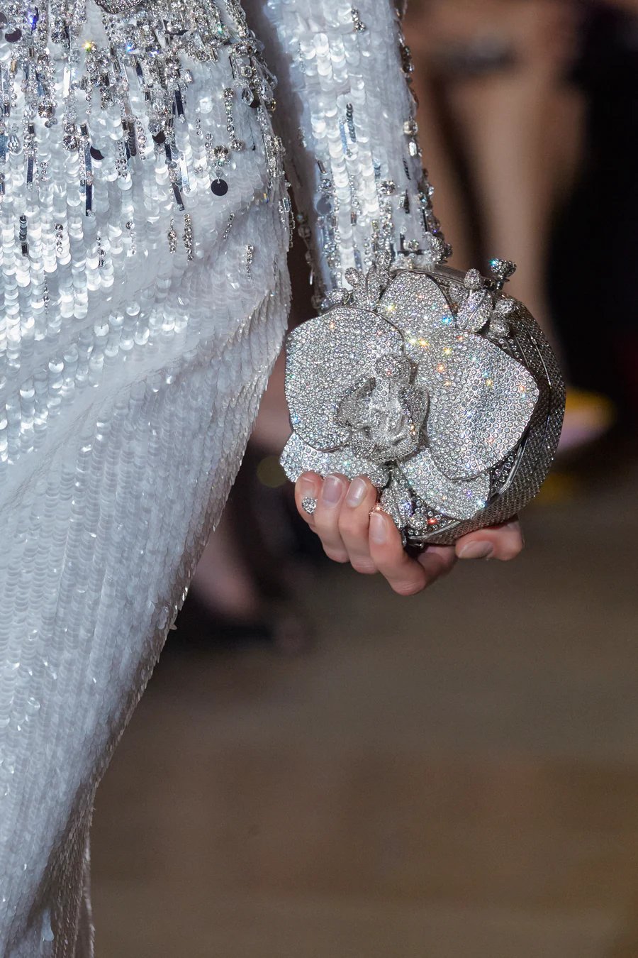 Crystal Orchid Clutch