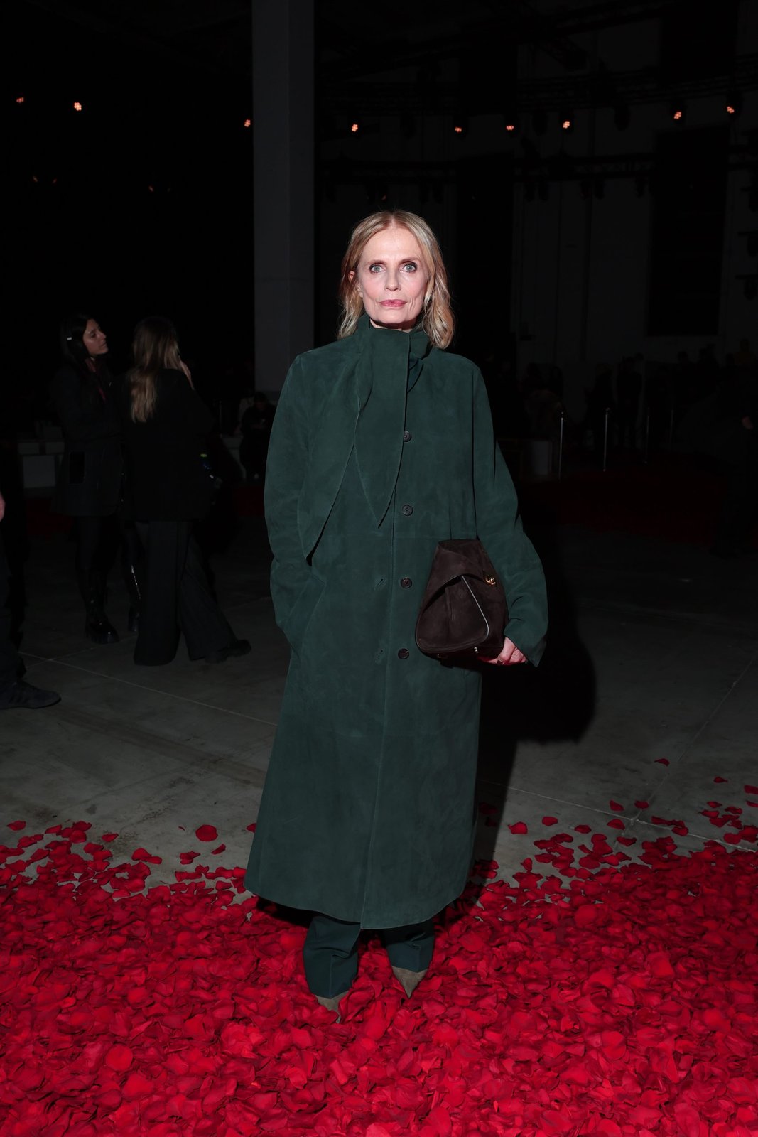 Isabella Ferrari is seen front row at the Ferragamo Fall/Winter 2025 Fashion Show during the Milan Fashion Week Fall/Winter 2025/2026 on March 01, 2025 in Milan, Italy. (Photo by Jacopo M. Raule/Getty Images for Ferragamo)