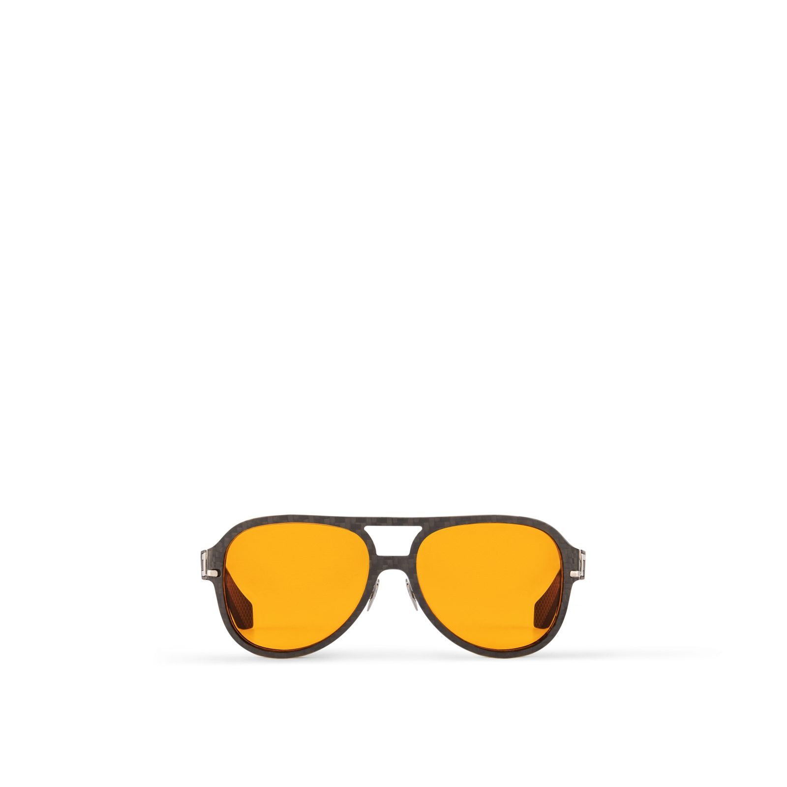 Louis Vuitton Millionaires 3.0 Sunglasses, orange lens; $2,100