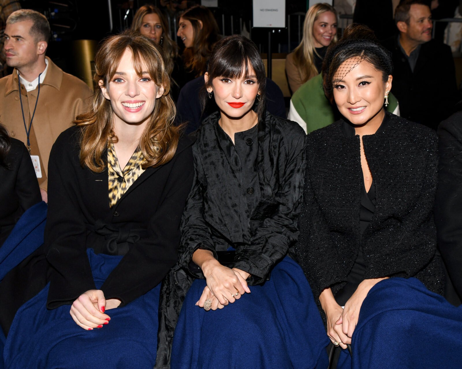 Maya Hawke, Nina Dobrev, and Ashley Park Captivating the Crowd at Dior’s Carousel of Dreams at Saks, courtesy of BFA for Dior and Saks