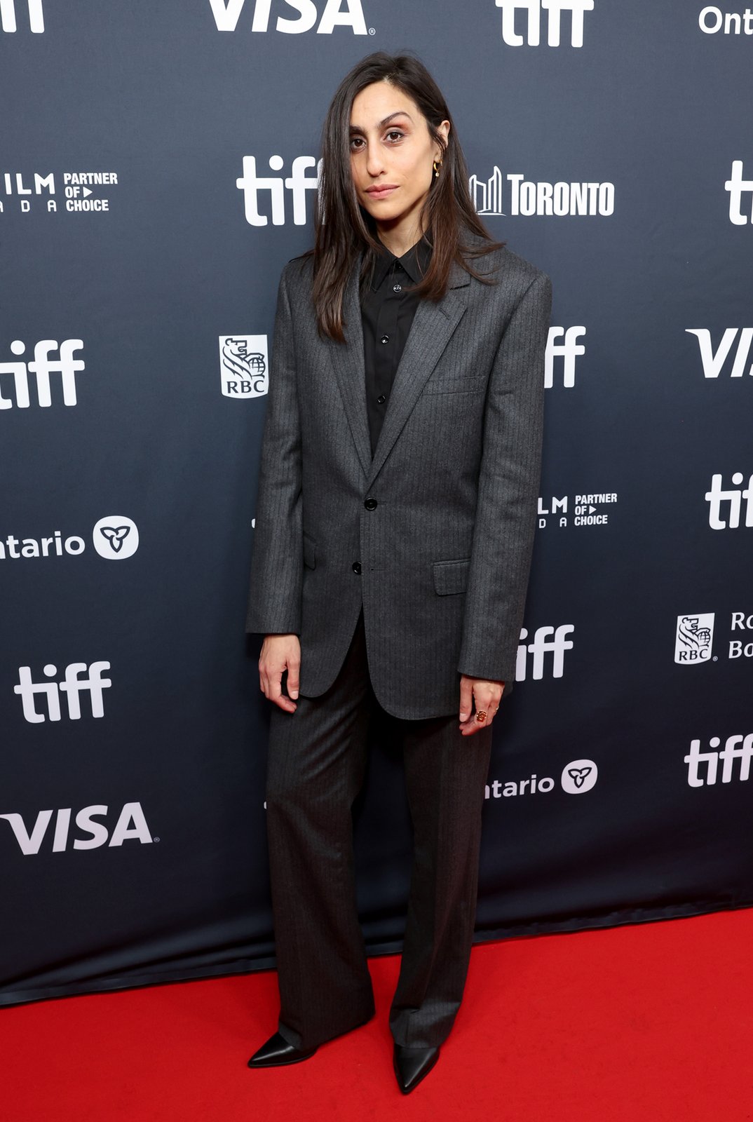 Durga Chew-Bose attends the premiere of "Bonjour Tristesse" during the 2024 Toronto International Film Festival at Royal Alexandra Theatre on September 05, 2024 in Toronto, Ontario. (Photo by Monica Schipper/Getty Images)