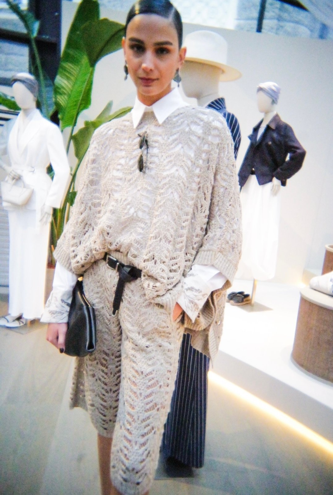 A look from Brunello Cucinelli’s Women’s Spring Summer 2025 Collection (Image: Patricia Burén)