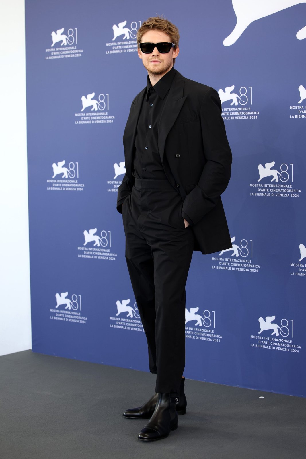 Actor Joe Alwyn attends the "The Brutalist" photocall during the 81st Venice International Film Festival at Palazzo del Casino on September 01, 2024 in Venice, Italy. (Photo by Daniele Venturelli/WireImage)