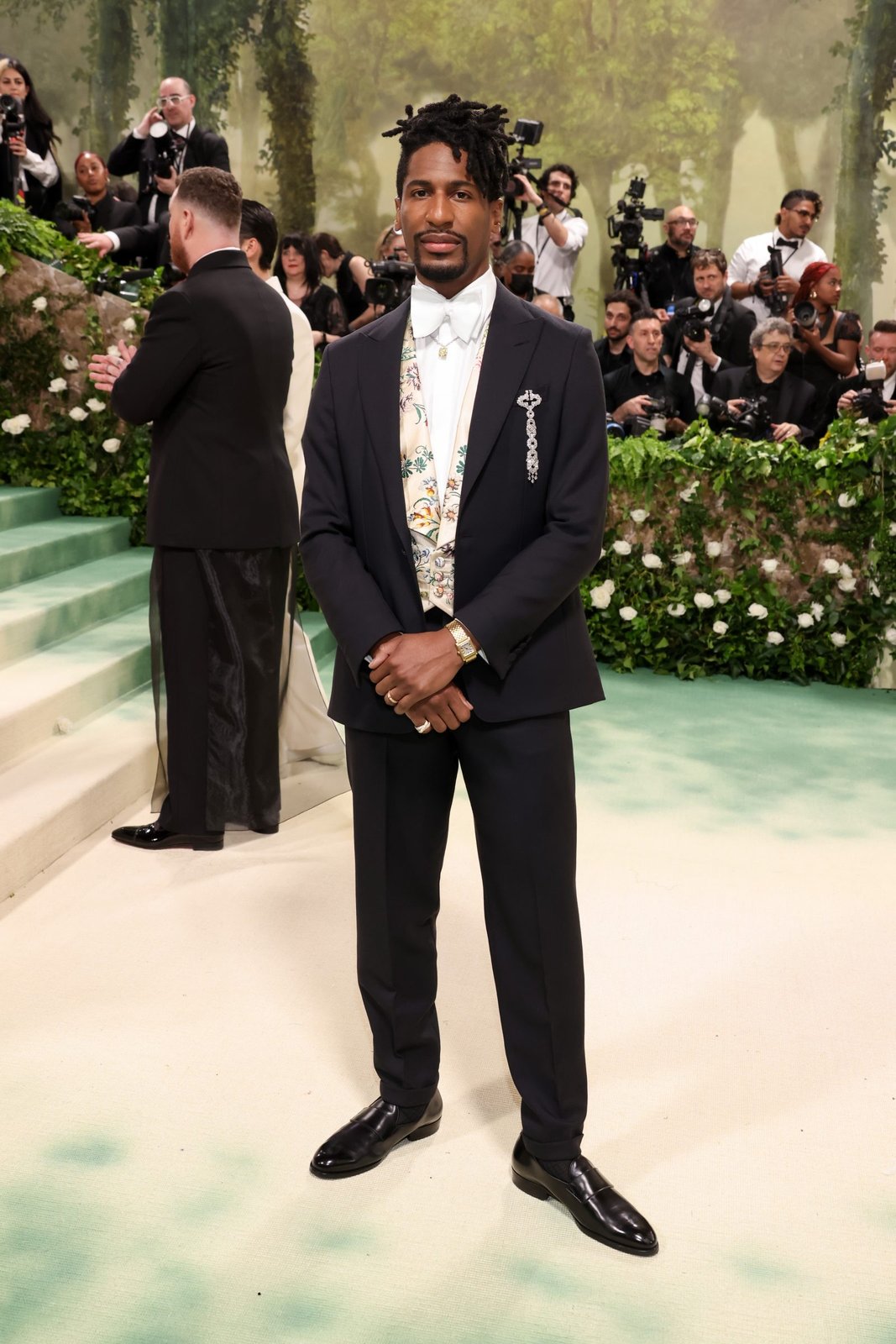 Jon Batiste attends The 2024 Met Gala Celebrating "Sleeping Beauties: Reawakening Fashion" at The Metropolitan Museum of Art on May 06, 2024 in New York City. (Photo by John Shearer/WireImage)