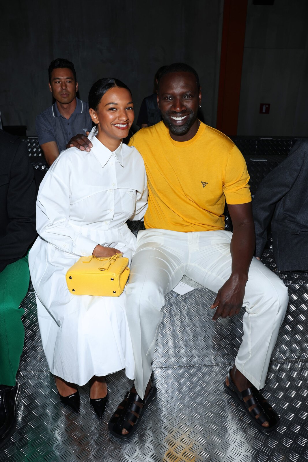 Helene Sy and Omar Sy