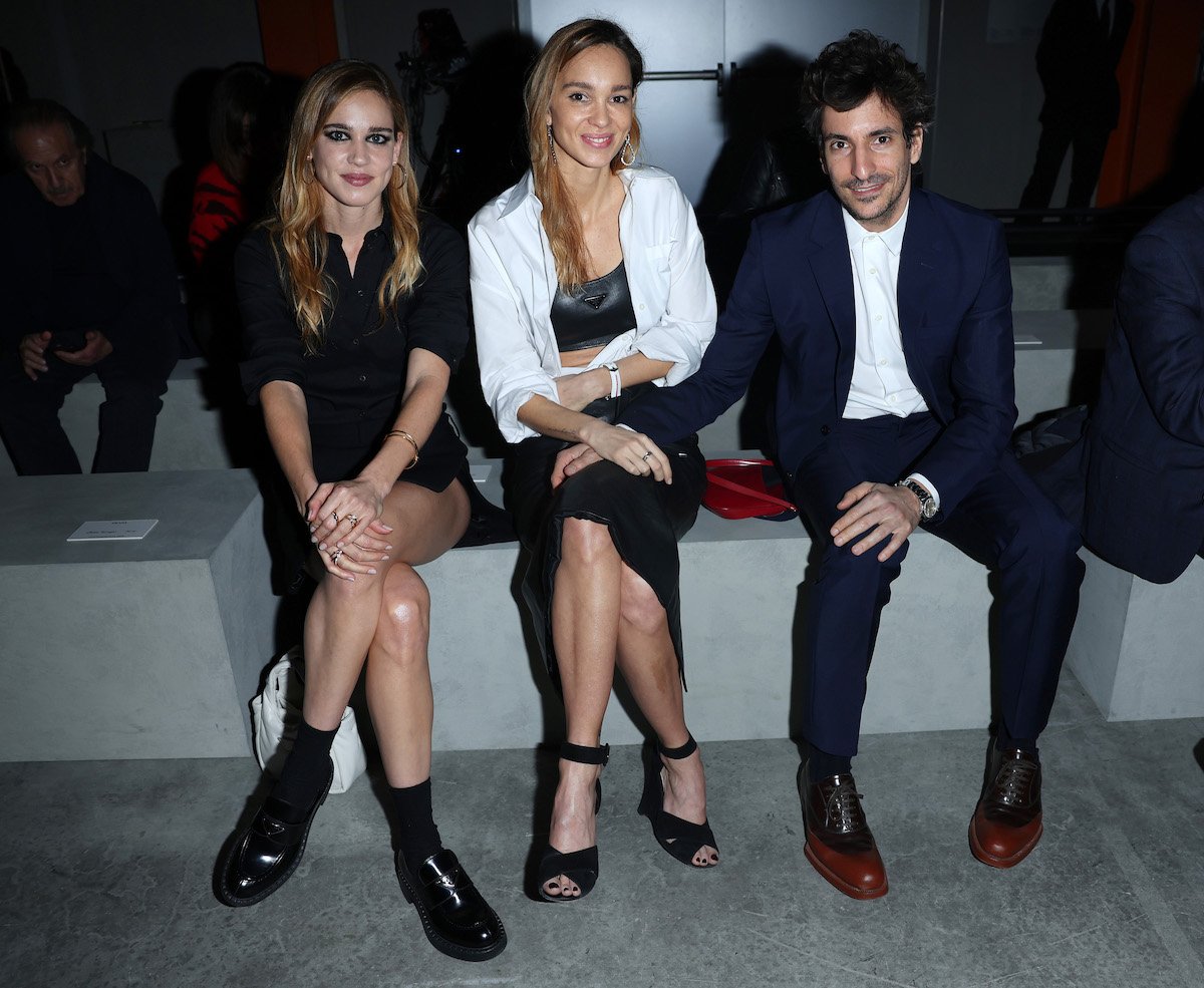 Matilda Lutz, Elena Basile and Lorenzo Bertelli