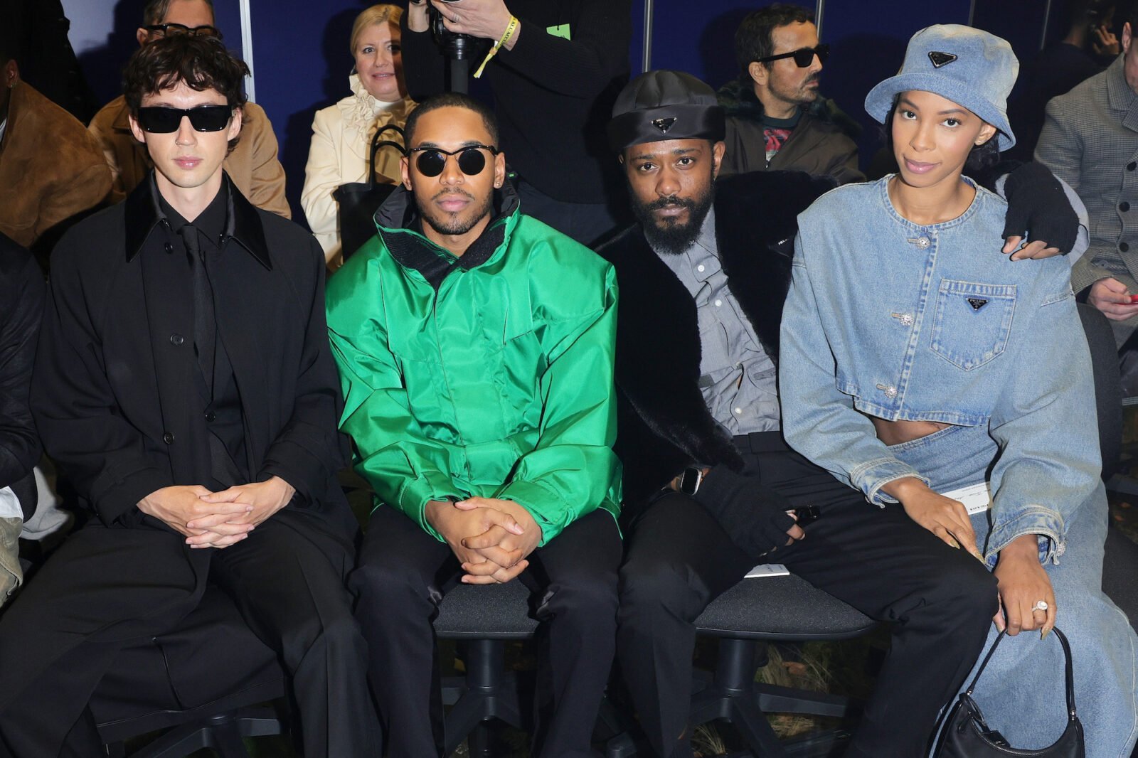 (L-R) Troye Sivan, Kalvin Harrison Jr., LaKeith Stanfield and Kasmere Trice