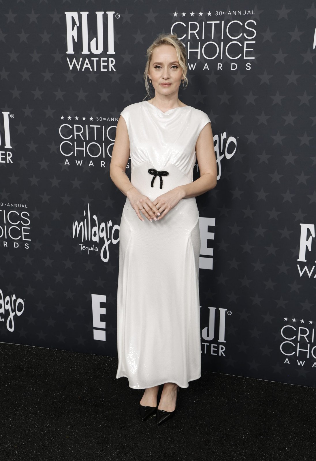 Mona Fastvold attends the 30th Annual Critics Choice Awards at Barker Hangar on February 7th in Santa Monica, California. (Photo by Frazer Harrison/Getty Images)