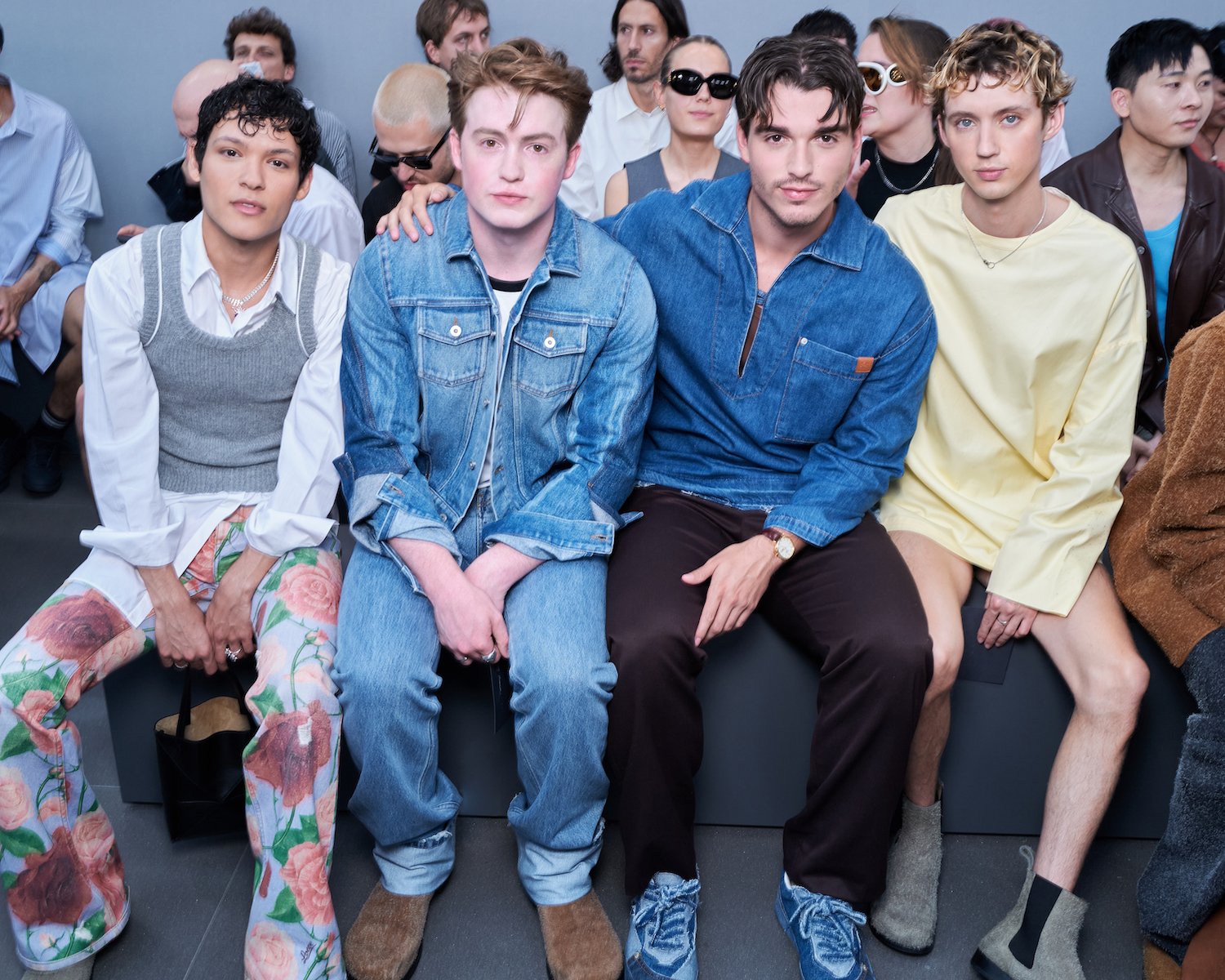 Omar Rudberg, Kit Connor, Coret Mylchreest and Troye Sivan