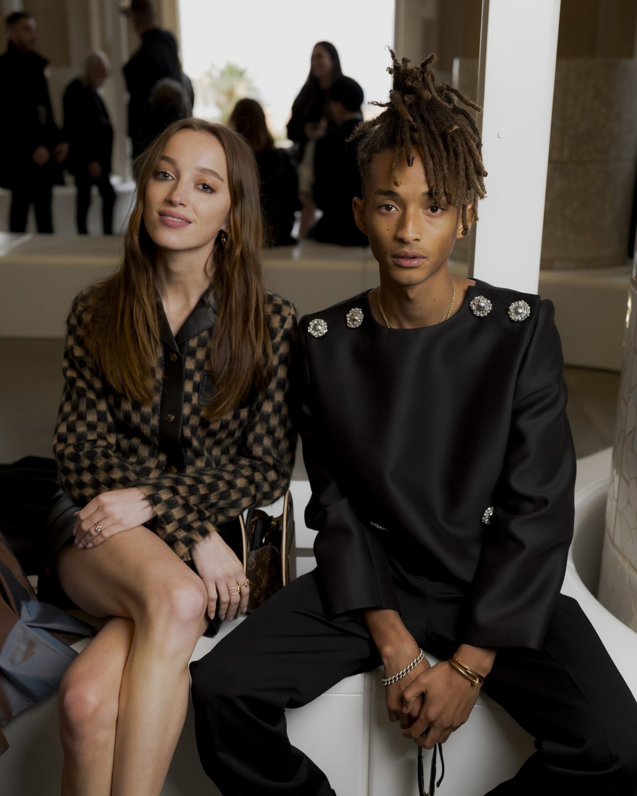 Phoebe Dynevor and Jaden Smith
