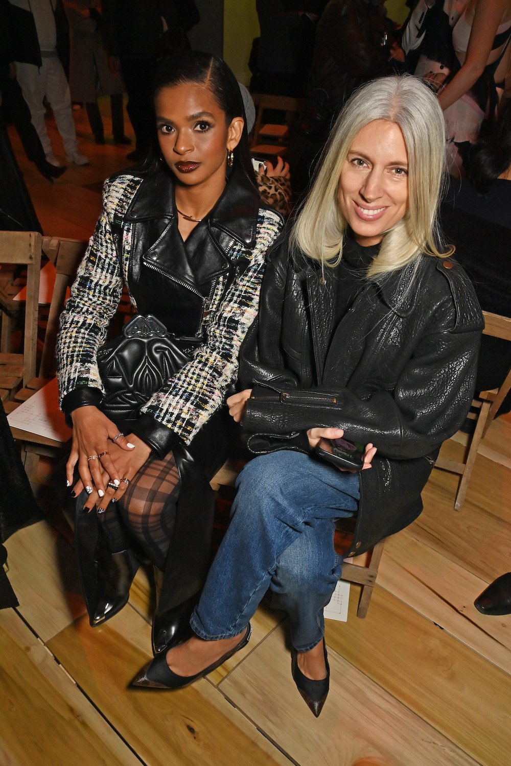 Ramla Ali and Deputy Editor of British Vogue Sarah Harris