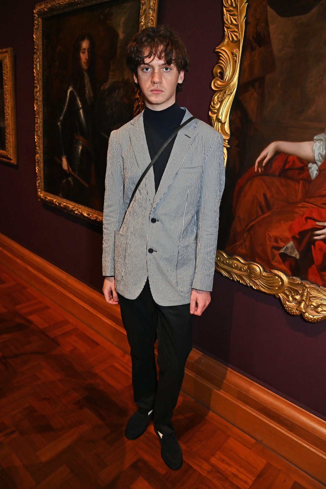 Reuben Larkin – Up-and-coming style figure, Reuben Larkin makes a distinguished appearance.