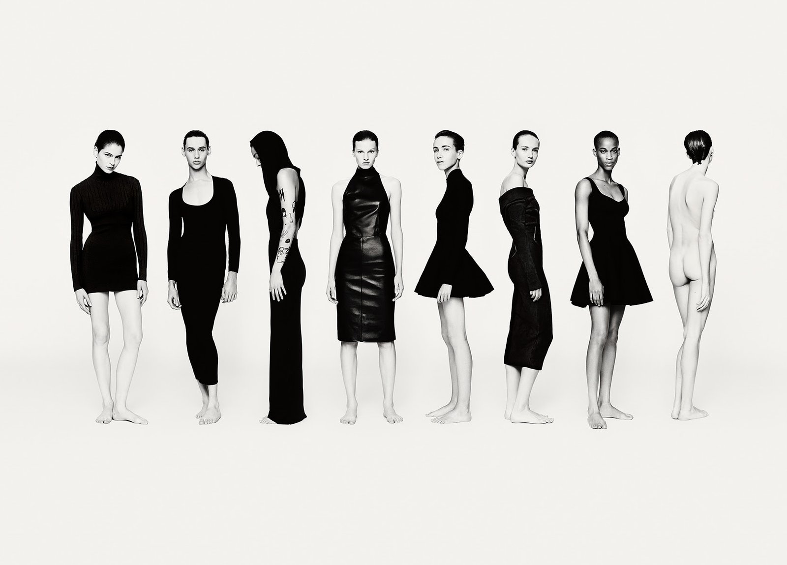 Alaïa reinterprets the black dress with elegance and ease
