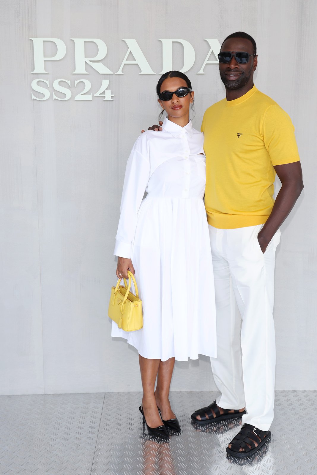 Helene Sy and Omar Sy