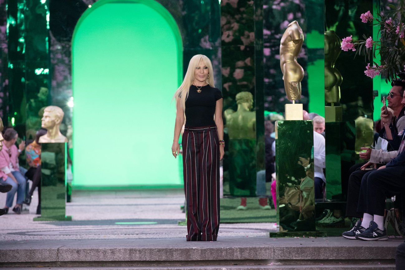 donatella versace mens springs summer 2023
