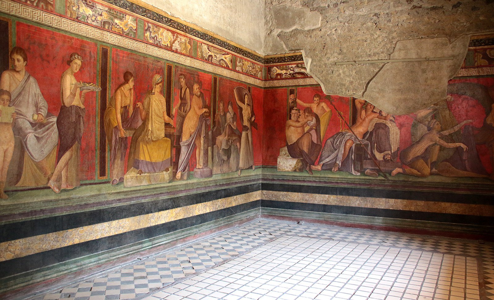 Villa dei Misteri (Villa of the Mysteries), Pompeii (Photo: Wikimedia Commons)