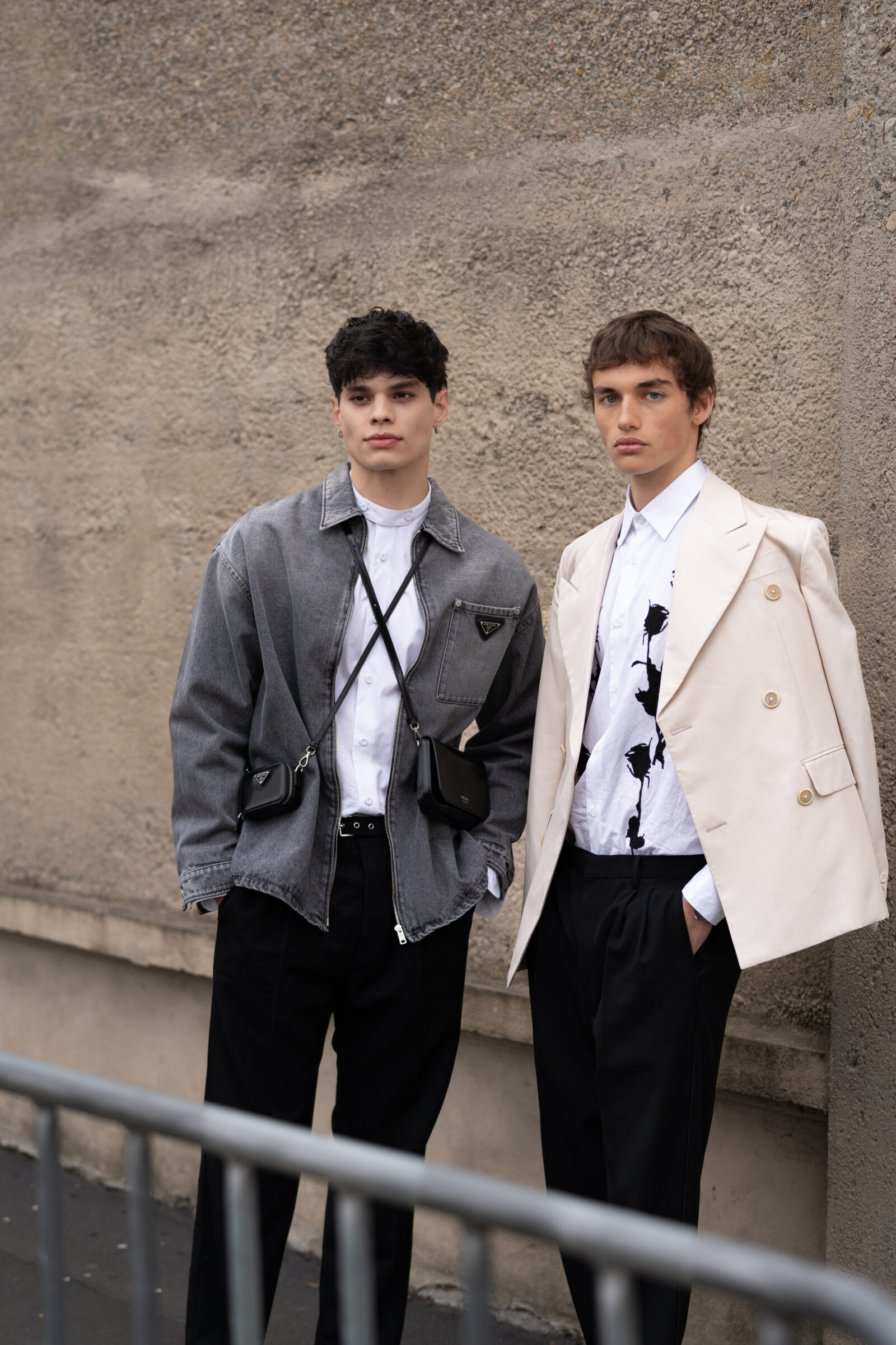 Kit Price & Jash Kit Price & Jash MFW FW2024 Prada Street Style