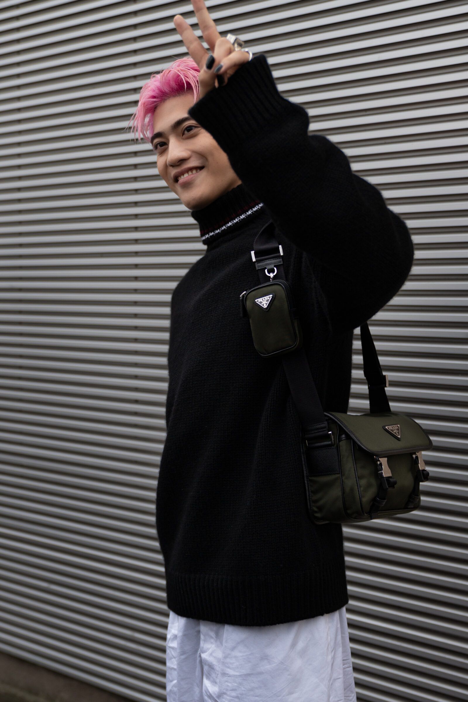 YAMATO YAMATO MFW FW2024 Prada Street Style