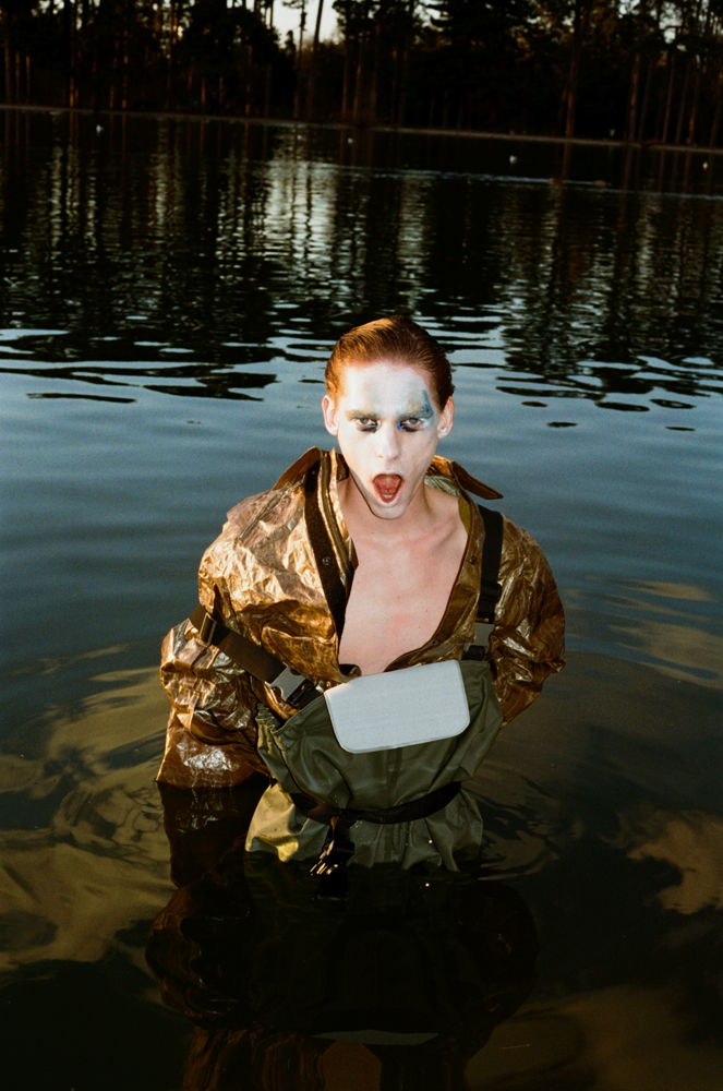 coat by SANKUAN, waders by DECATHLON