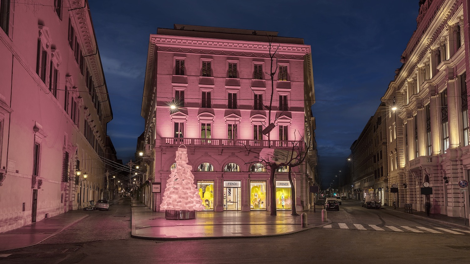 FENDI Palazzo, pink