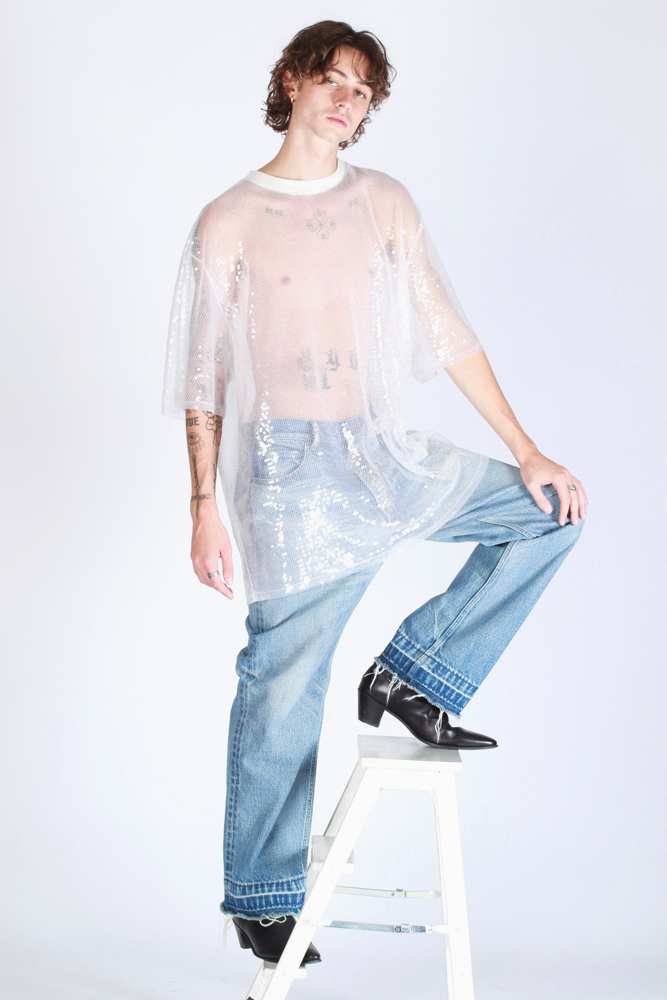 Full look by CELINE by HEDI SLIMANE