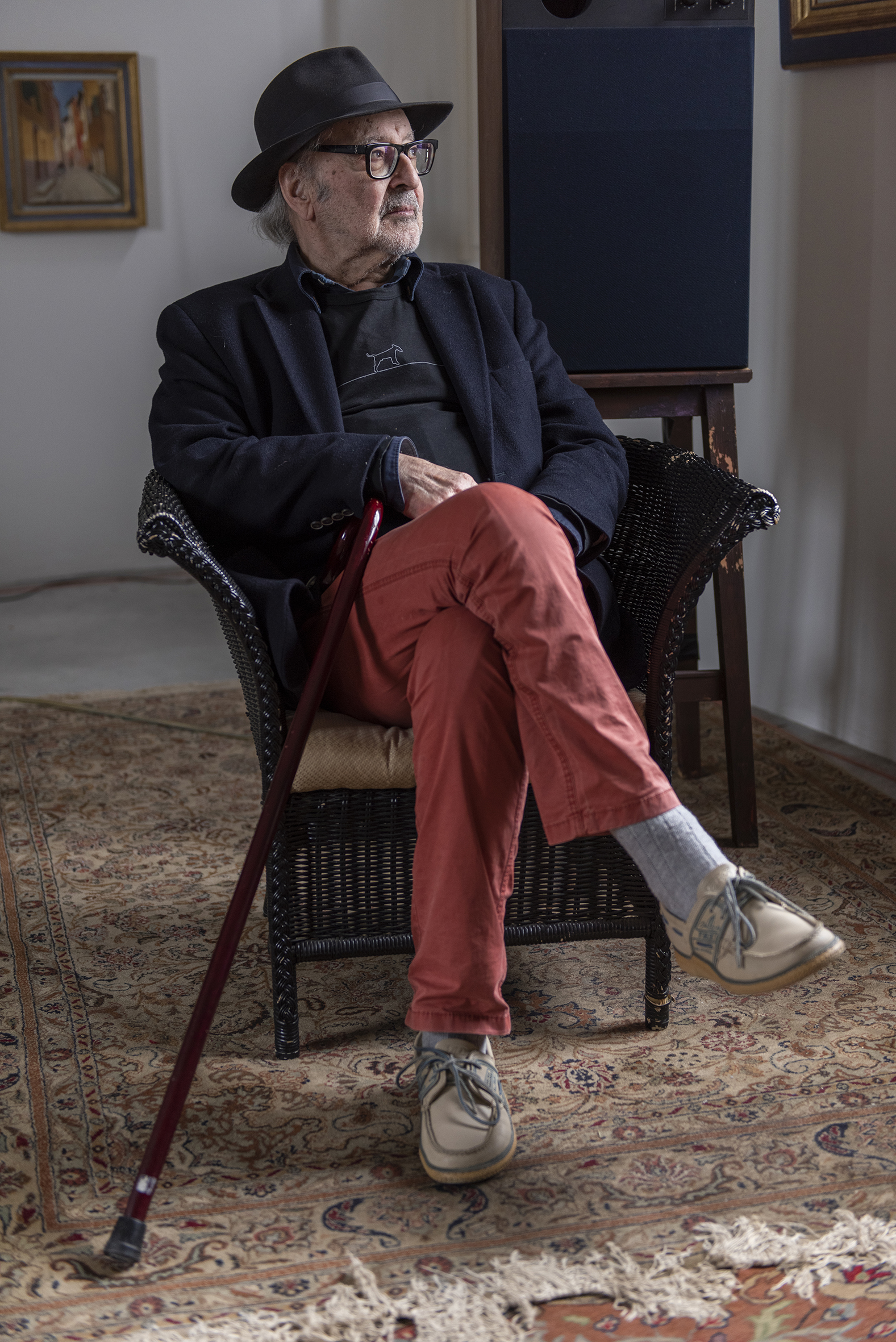 Jean Luc Godard. Photo Niccolo Quaresima. Jean Luc Godard. Photo Niccolo Quaresima.