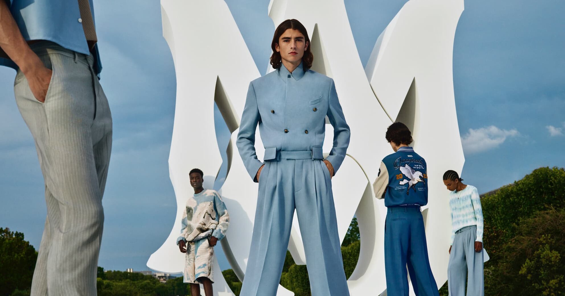 California skies stay clear in the new AMIRI spring campaign