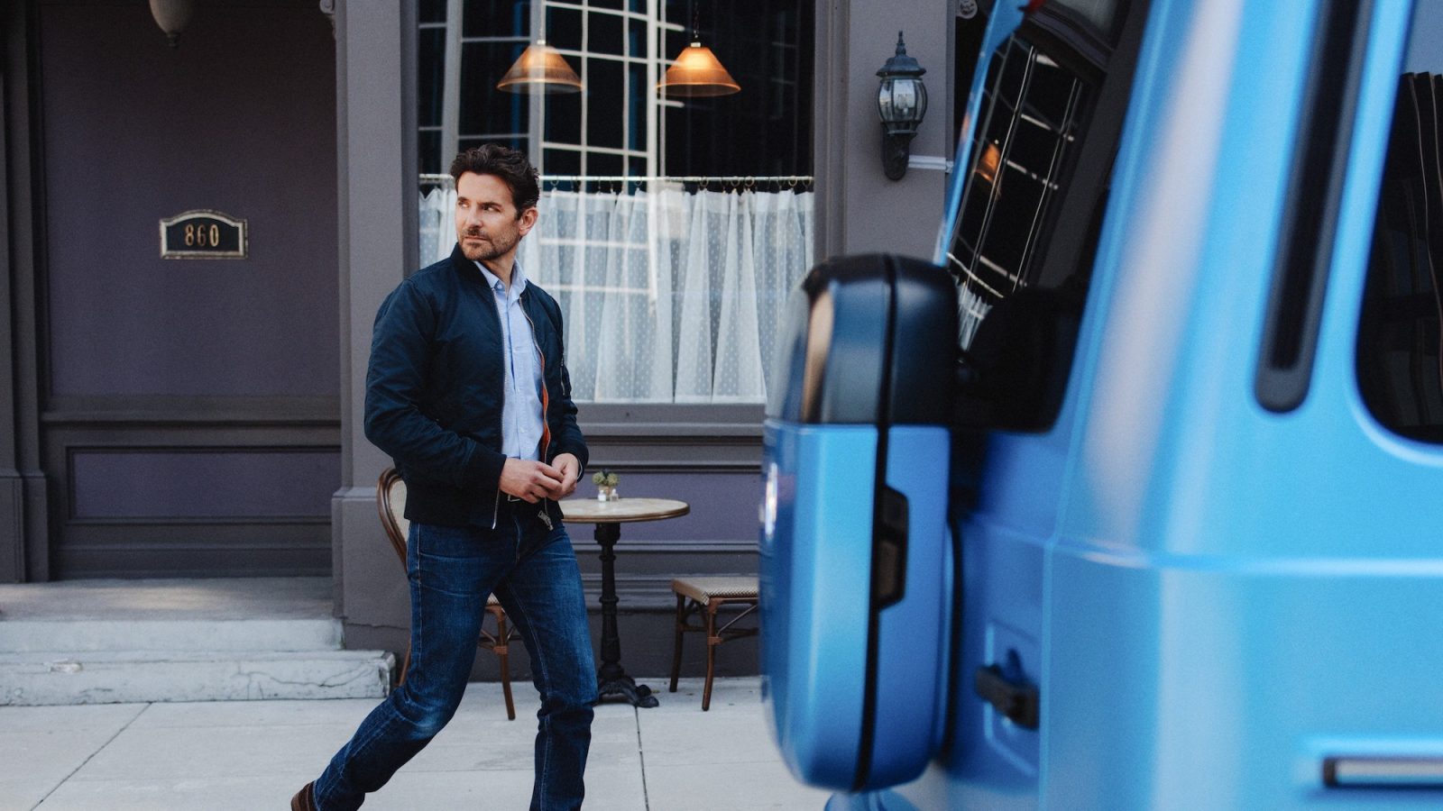 Bradley Cooper and the new Electric G-Class