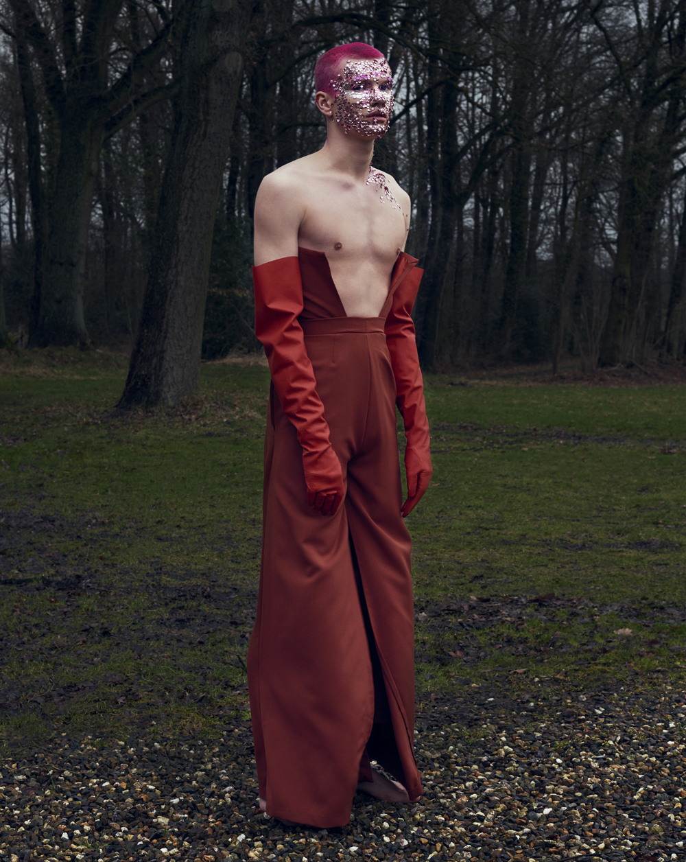pants and gloves by VICTOR KLIJSEN