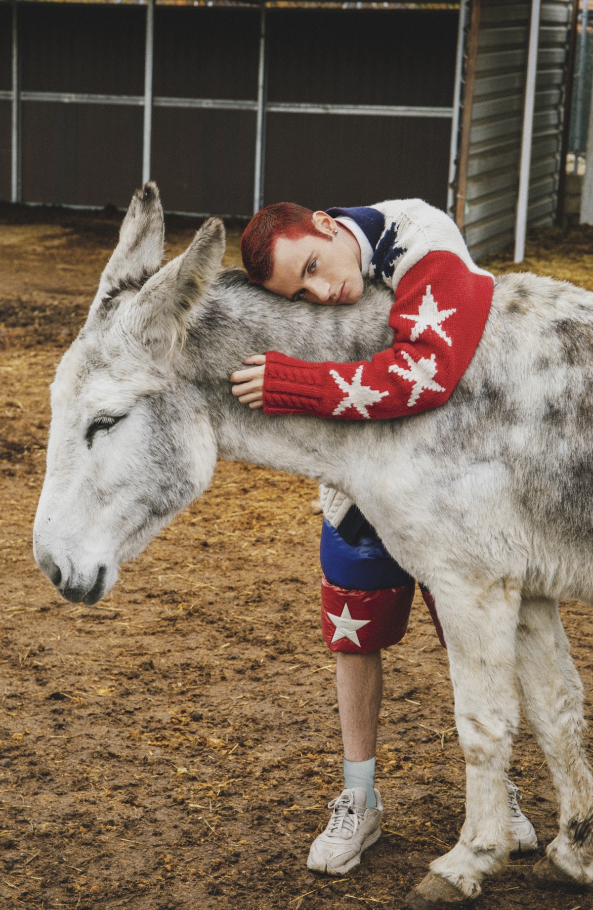 Actor Ivan Pellicer stars in a new editorial for Rain