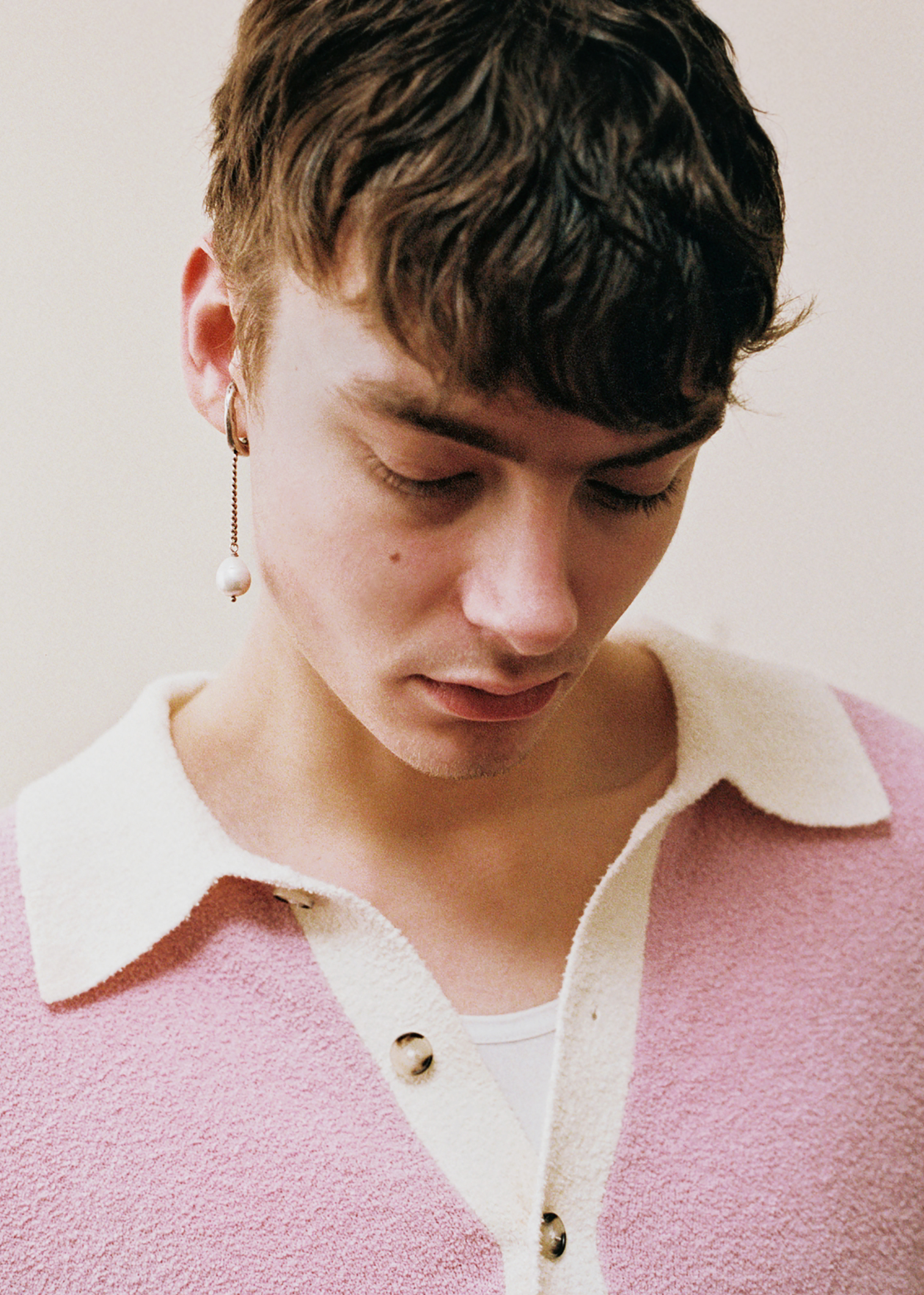 Top by NANUSHKA, earring by ACNE STUDIOS